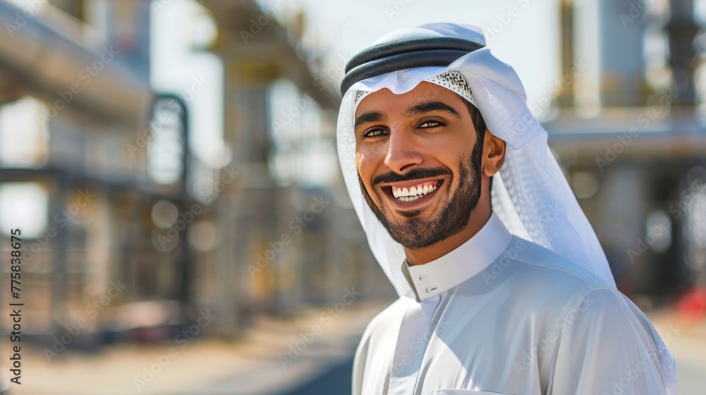 Arab man oil refinery gasoline diesel Arab man oil refinery gasoline diesel