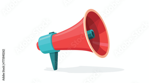 Vector icon megaphone Flat vector isolated on white background