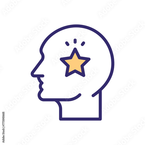 Self Discipline vector icon