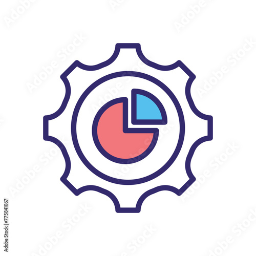 Sectors vector icon