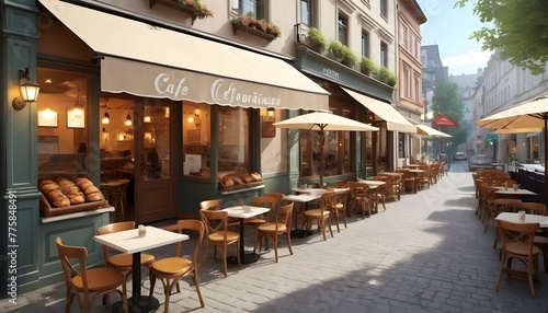 Charming-European-Style-Cafe-With-Outdoor-Seating- 2