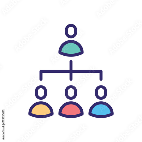 hierarchy vector icon