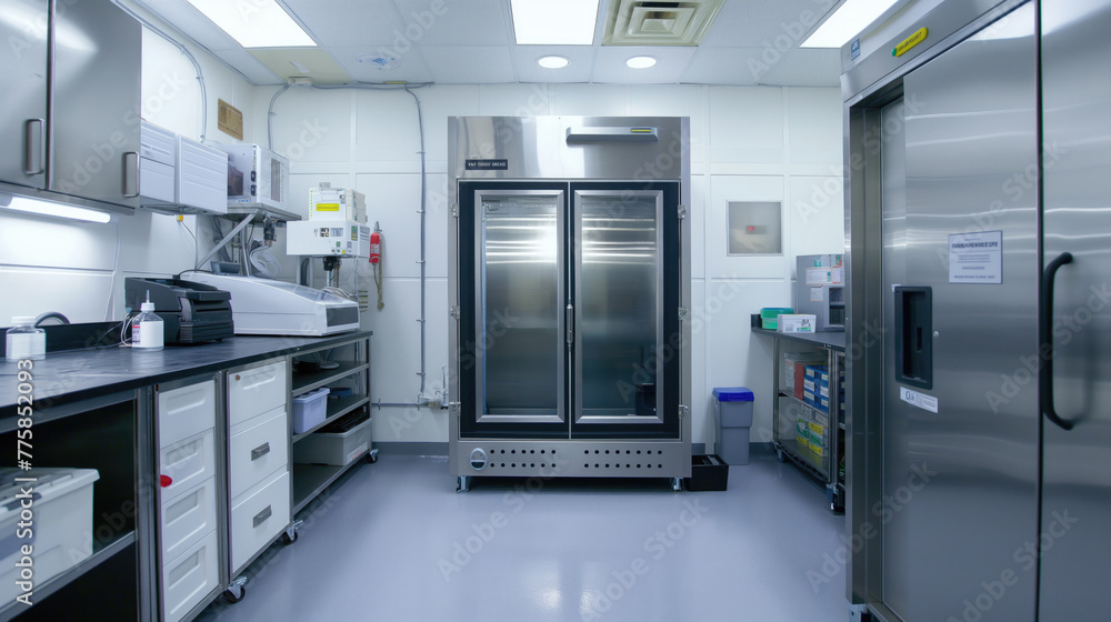 Chamber room laboratory, with medical equipment. Chamber room laboratory, with medical equipment.