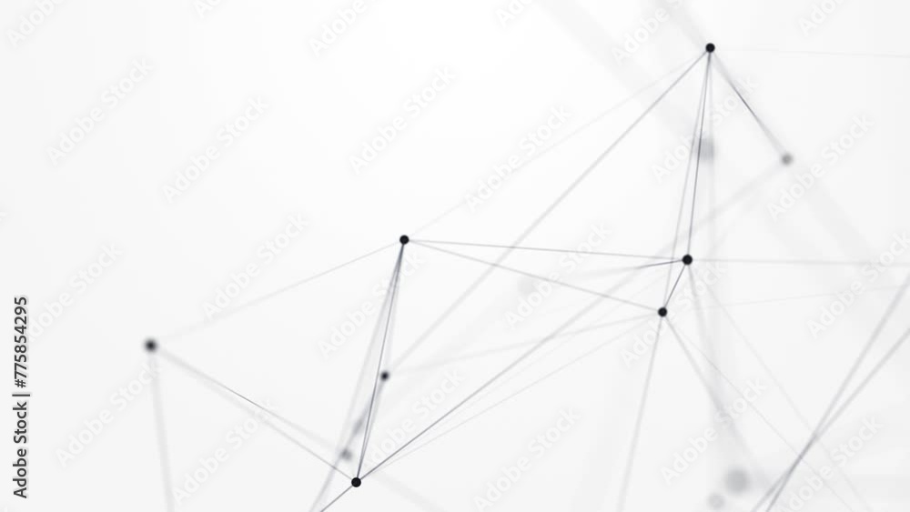 Abstract concepts of technology, digital and data. Polygons, dots and lines with white background. Abstract concepts of technology, digital and data. Polygons, dots and lines with white background.