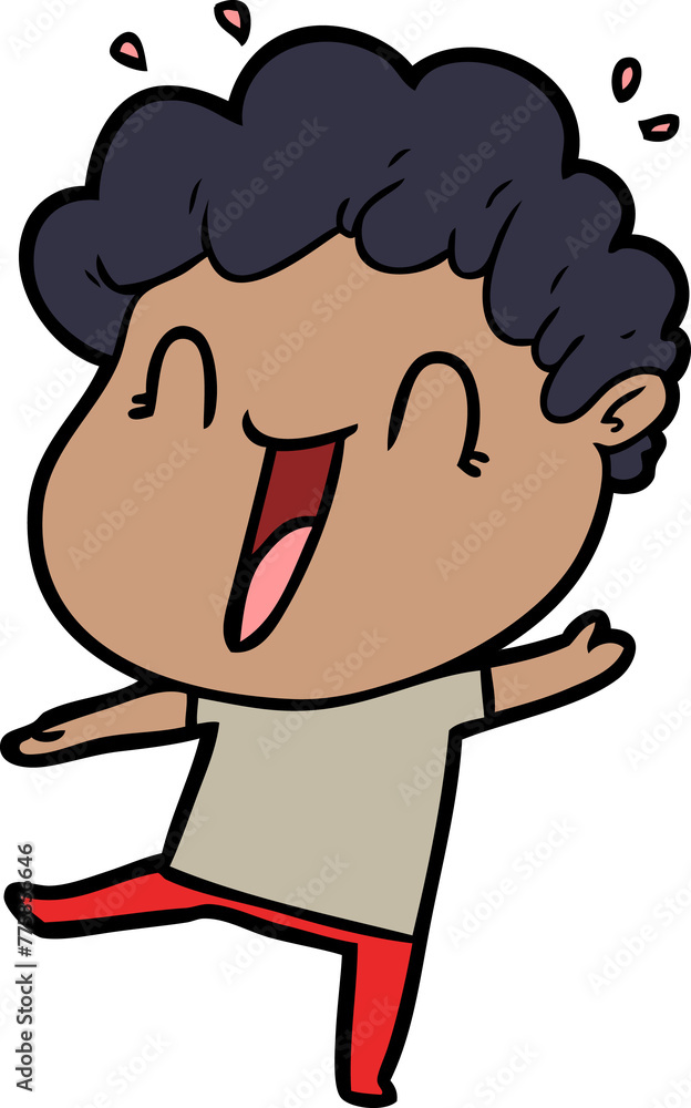 cartoon happy man cartoon happy man