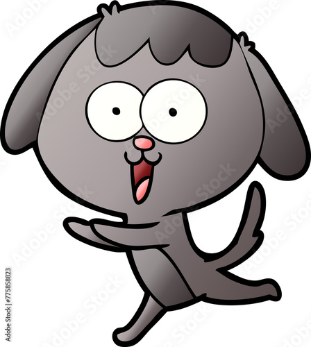 cute cartoon dog