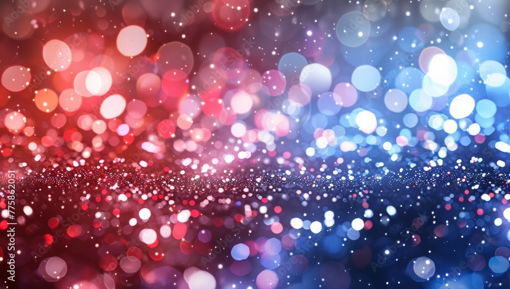 Bokeh Lights in Red and Blue Abstract Background Bokeh Lights in Red and Blue Abstract Background