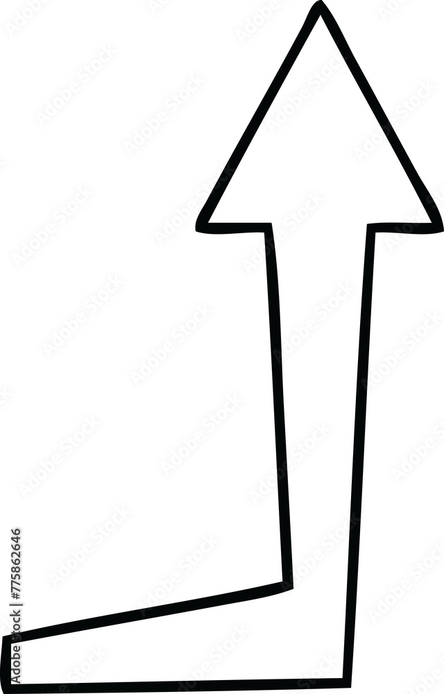 line drawing quirky cartoon arrow line drawing quirky cartoon arrow