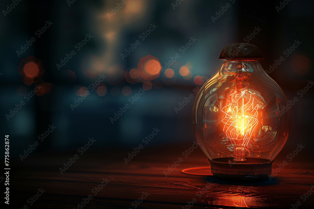 Warm candlelight flickers in a glass of wine beside a glowing lantern on a dark night Warm candlelight flickers in a glass of wine beside a glowing lantern on a dark night