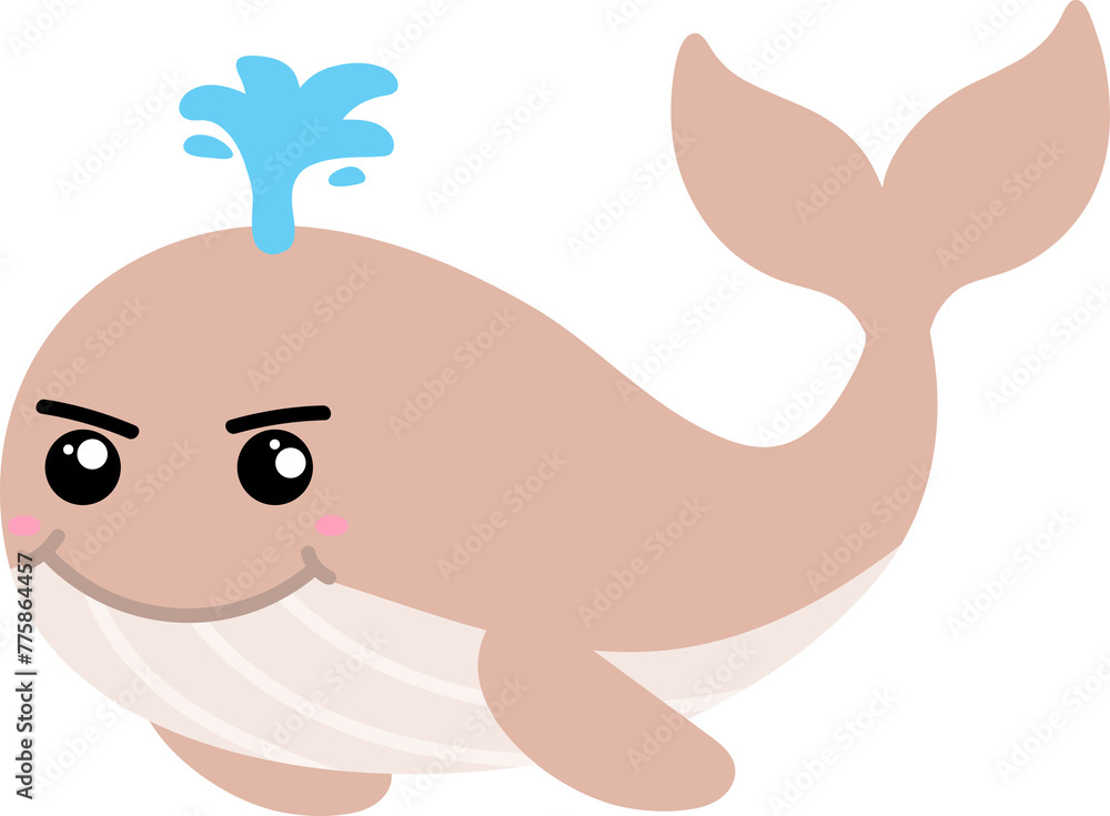 cute whale cartoon, sea animal cute whale cartoon, sea animal