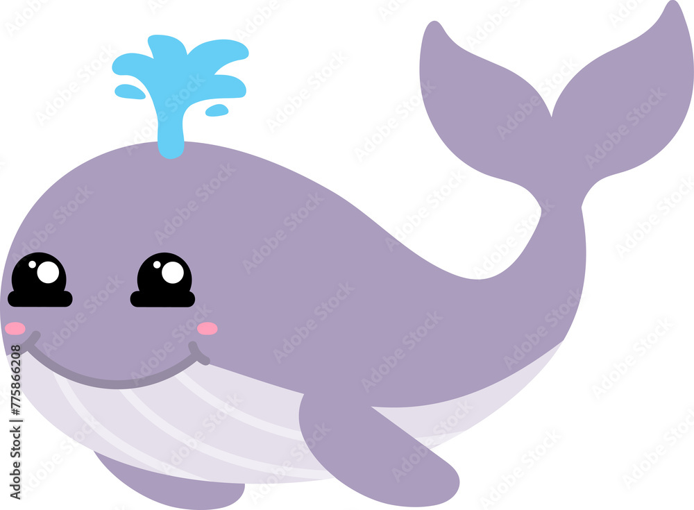 cute whale cartoon, sea animal cute whale cartoon, sea animal