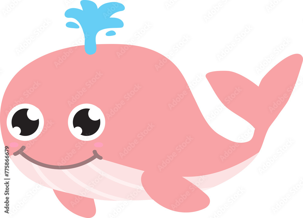 cute whale cartoon, sea animal cute whale cartoon, sea animal