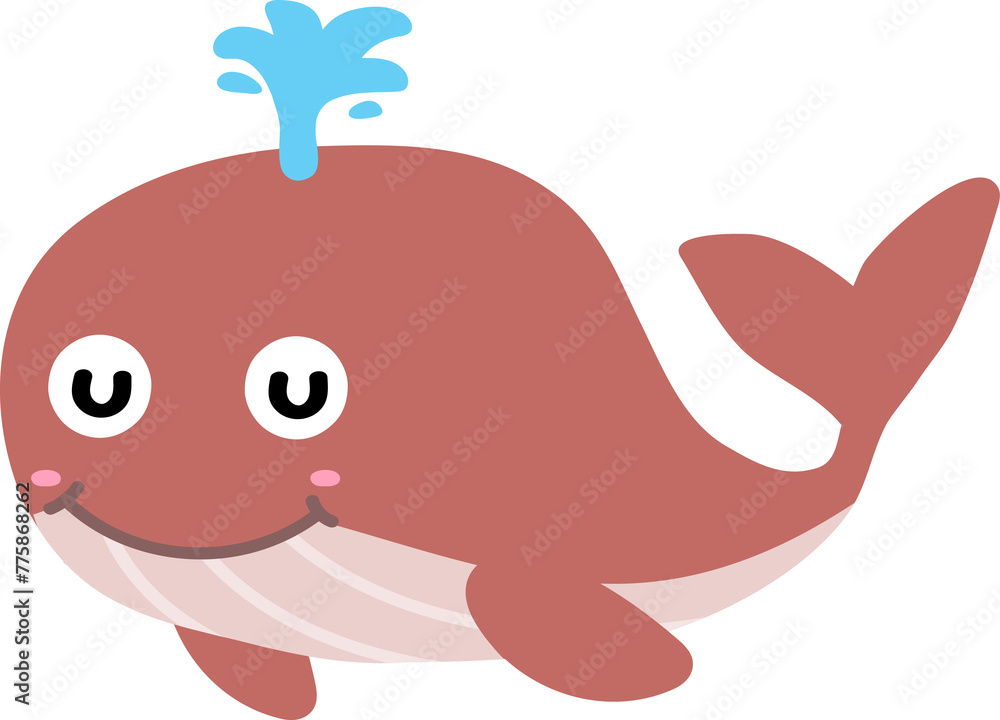 cute whale cartoon, sea animal cute whale cartoon, sea animal