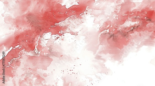 abstract red and white marble texture watercolor