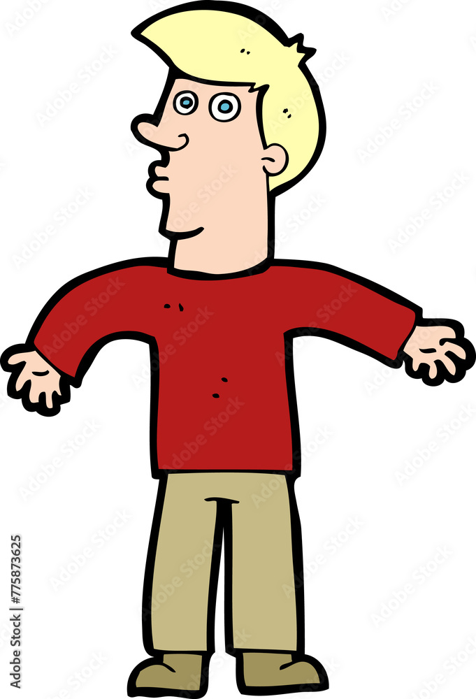 cartoon man shrugging shoulders cartoon man shrugging shoulders