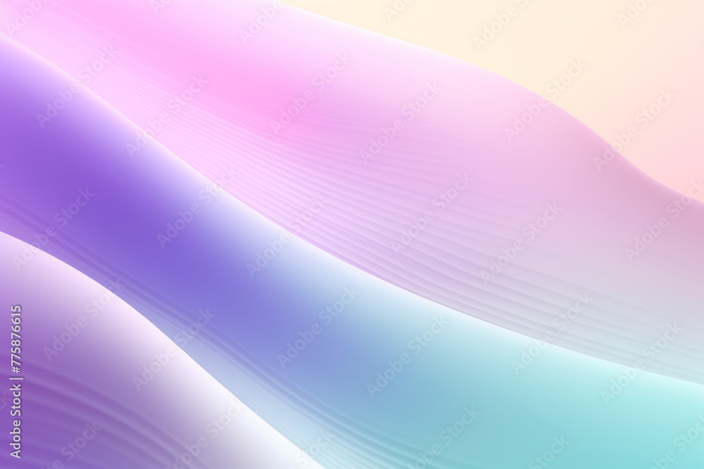 A colorful, wavy line with a purple and blue gradient