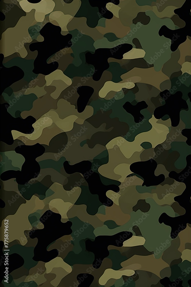 Camouflage military pattern background wallpaper design. Ai Generative Camouflage military pattern background wallpaper design. Ai Generative