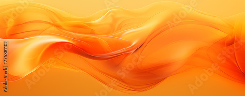 Orange paint, orange fabric, silk, smooth stains, abstract background 