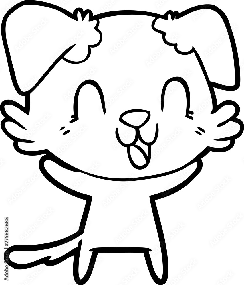 laughing cartoon dog laughing cartoon dog