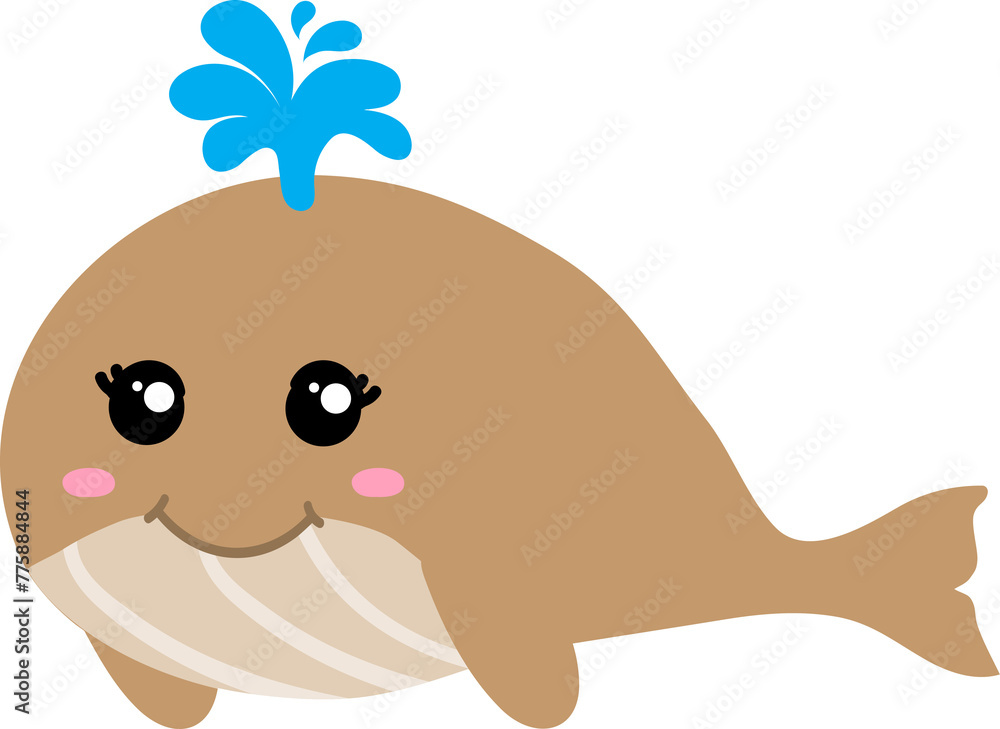 cute whale cartoon, sea animal cute whale cartoon, sea animal