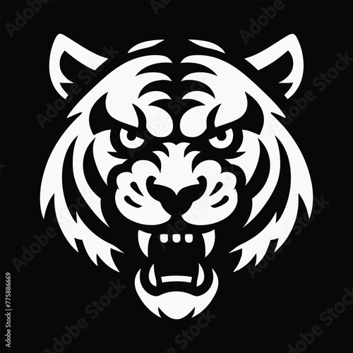 Fototapeta Naklejka Na Ścianę i Meble -  Tiger Logo Template.	