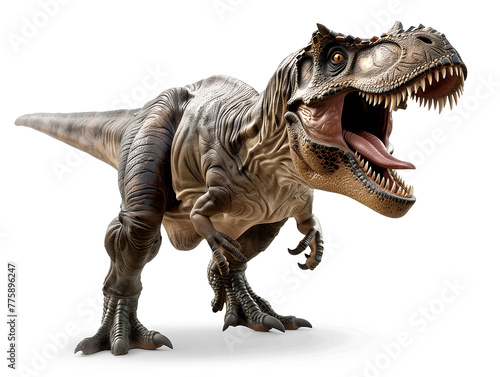 Illustration of a T-Rex with white background