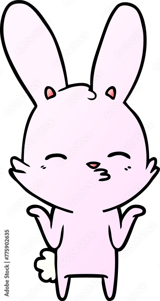curious bunny cartoon curious bunny cartoon