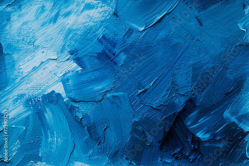 Abstract painted blue art backgrounds 