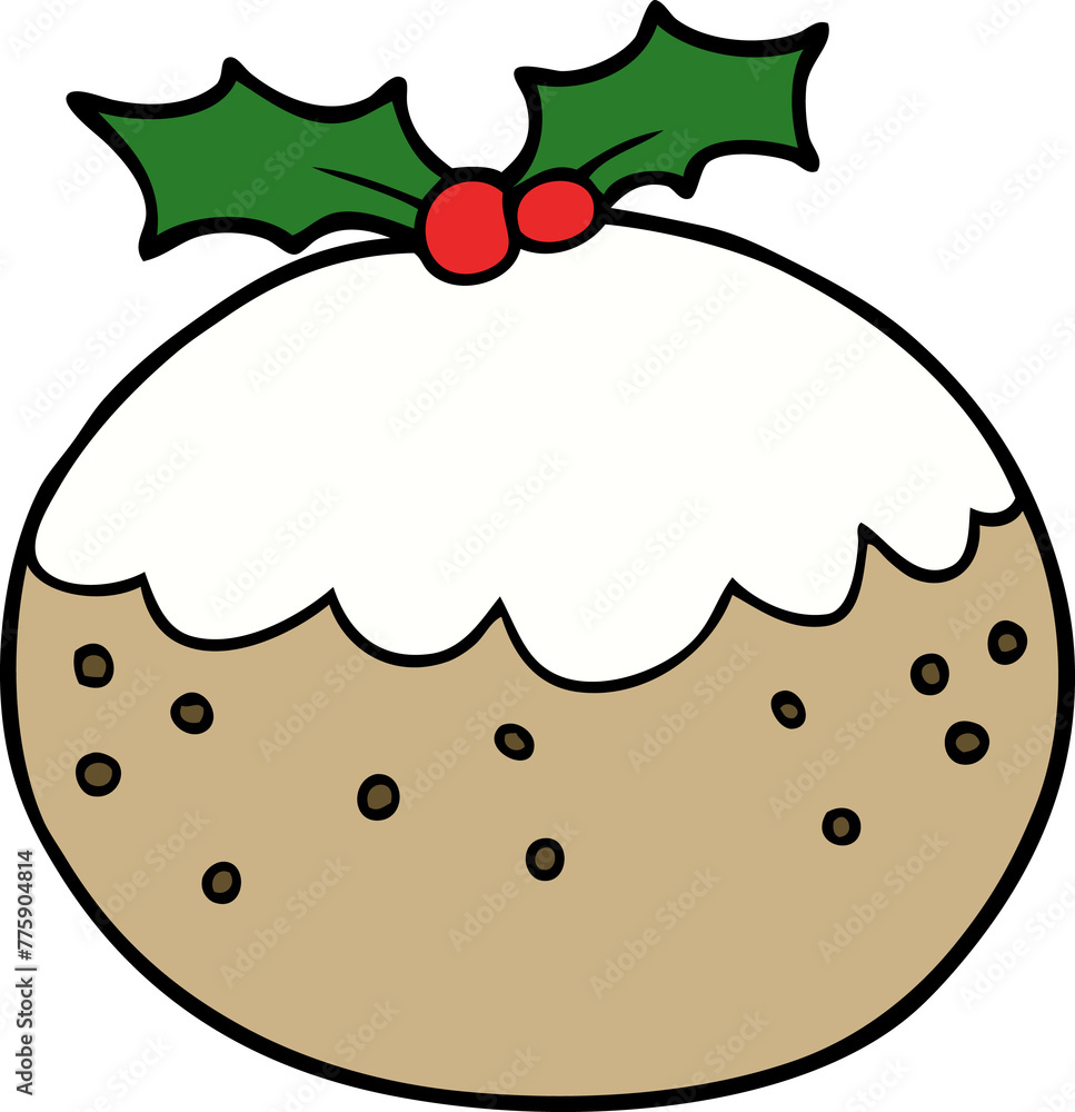 cartoon christmas pudding cartoon christmas pudding