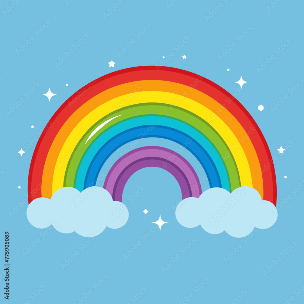 rainbow vector design 