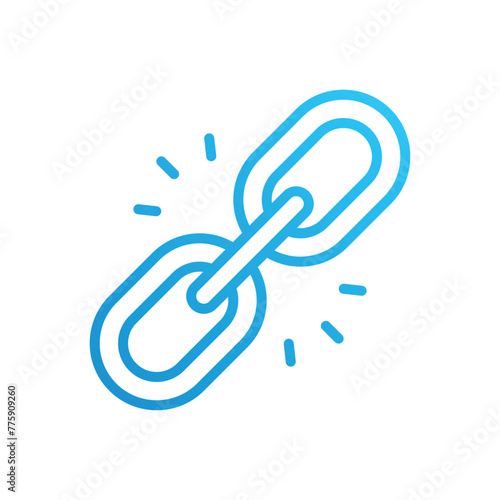 Link building vector icon