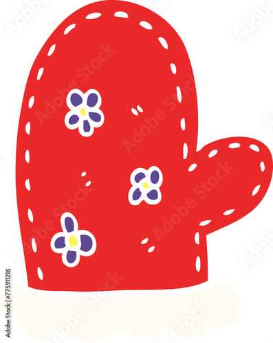 Konstfotografi cartoon doodle oven mitts