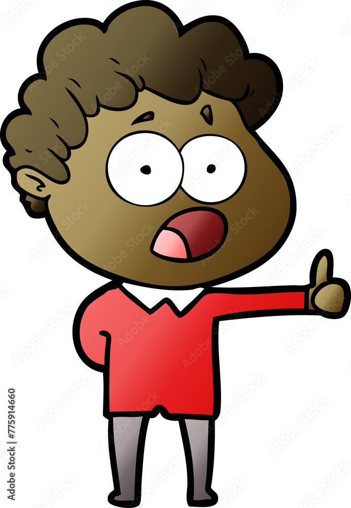 cartoon man gasping in surprise cartoon man gasping in surprise