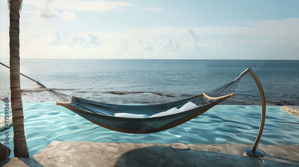 A hammock that sways not with the wind but with the rhythm of the ocean, bringing the seas calm to any backyard A hammock that sways not with the wind but with the rhythm of the ocean, bringing the seas calm to any backyard
