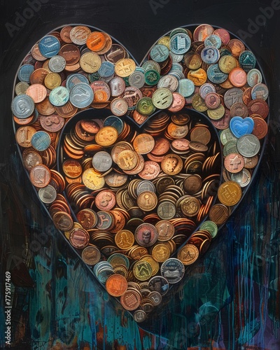 A treasurer whose heart beats in coins, the rhythm echoing the ups and downs of financial markets