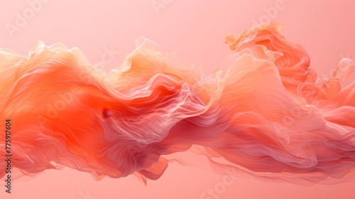 Abstract fluffy background in pantone peach fuzz color