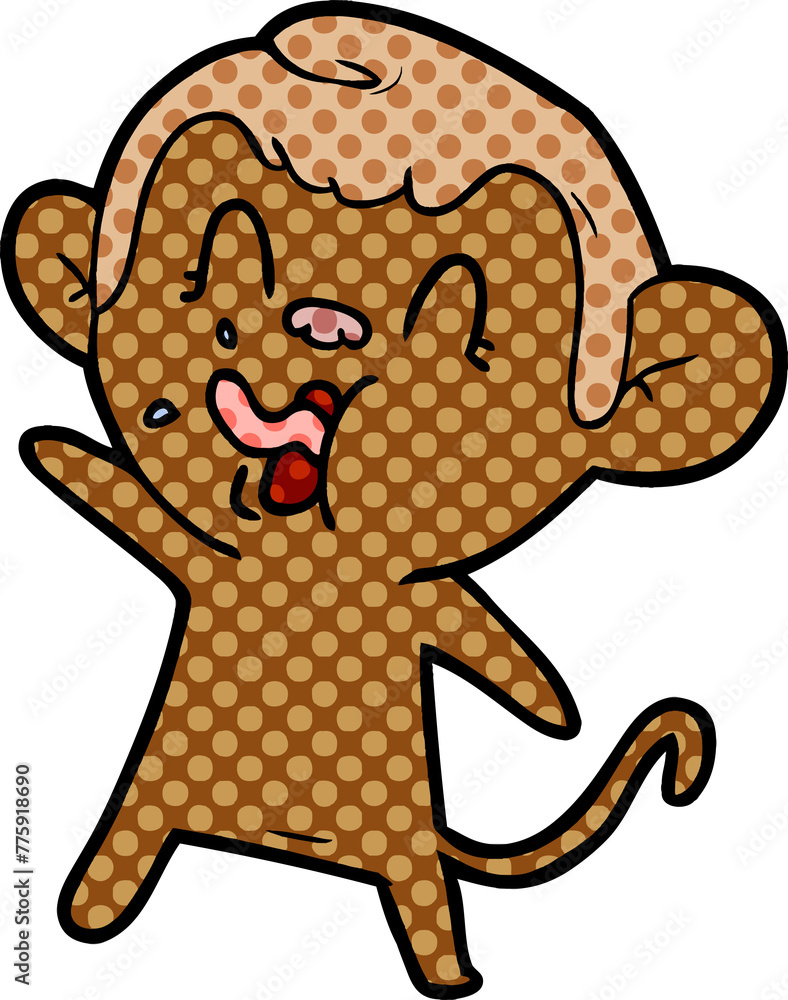 crazy cartoon monkey crazy cartoon monkey