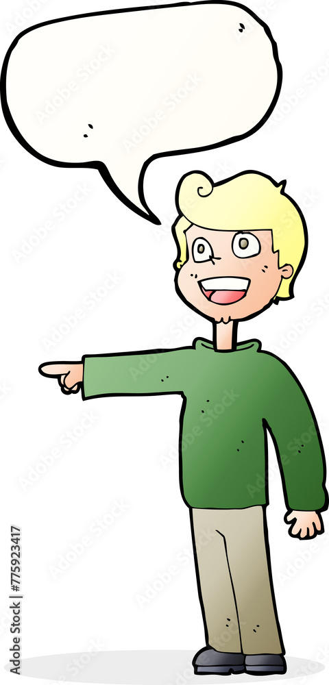 cartoon man pointing and laughing with speech bubble cartoon man pointing and laughing with speech bubble