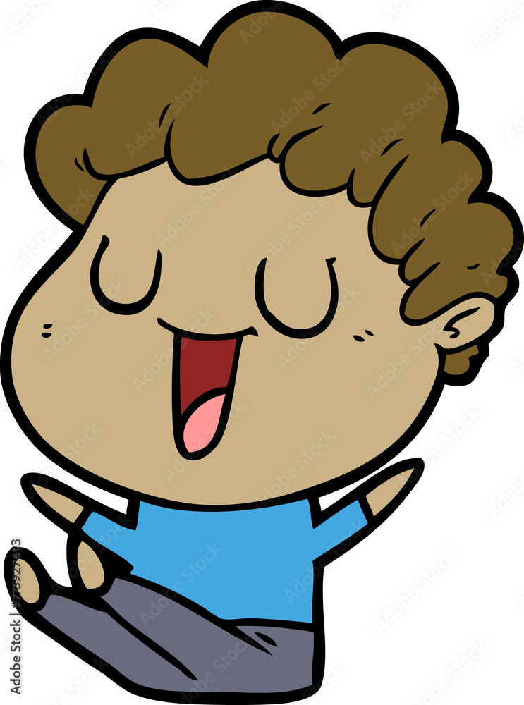laughing cartoon man laughing cartoon man