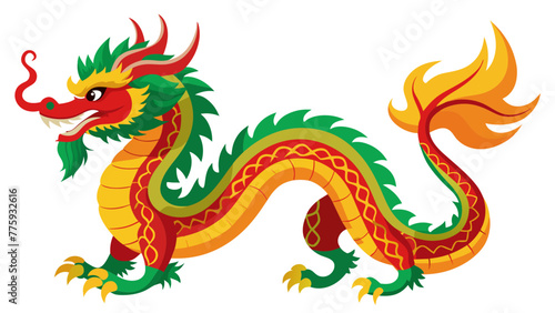 traditional-Chinese-dragon-vector illustration
