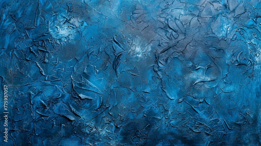 Blue decorative texture of plaster wall. Blue decorative texture of plaster wall.