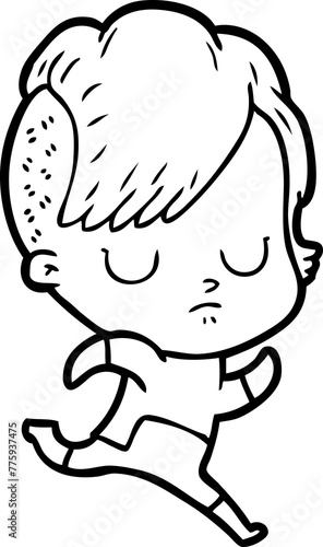 Wallpaper Mural cartoon woman Torontodigital.ca