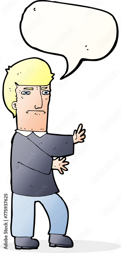 cartoon grumpy man with speech bubble cartoon grumpy man with speech bubble