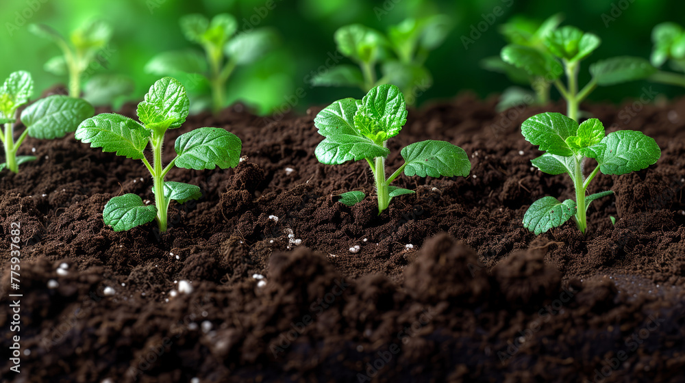 A plant emerging from the soil, symbolizing growth and progress A plant emerging from the soil, symbolizing growth and progress