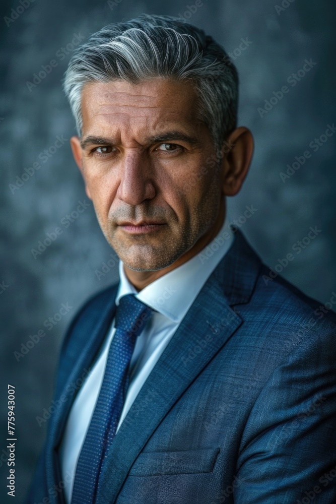 A man in a suit and tie posing for a professional photo. Suitable for business concepts A man in a suit and tie posing for a professional photo. Suitable for business concepts