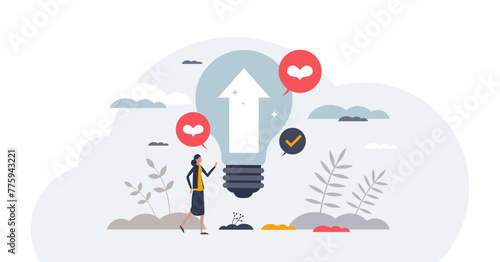 Positive Thinking Concept Illustration - Optimism and Personal Growth