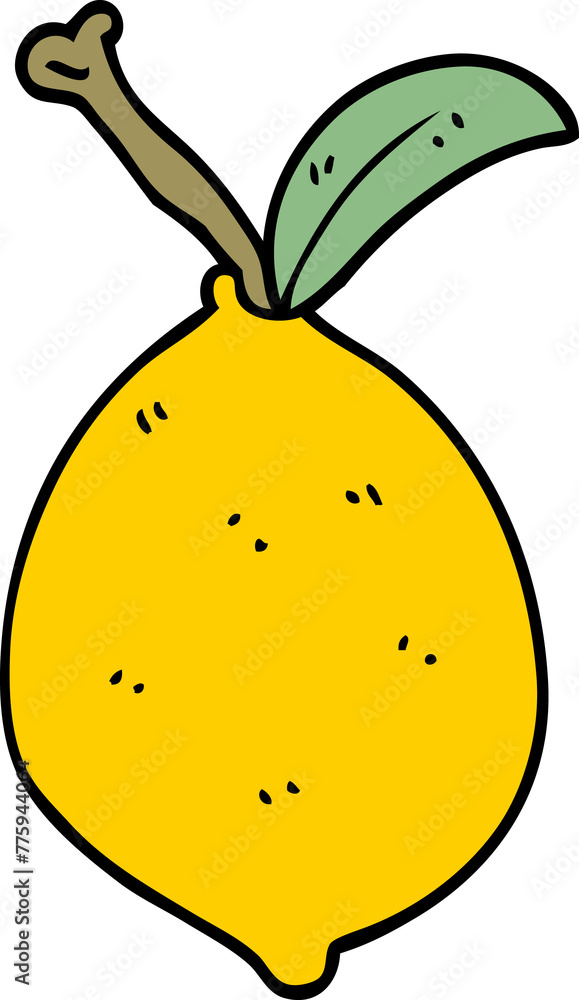 cartoon doodle organic lemon cartoon doodle organic lemon