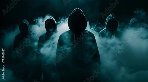 anonymouse hacker with smoke background
