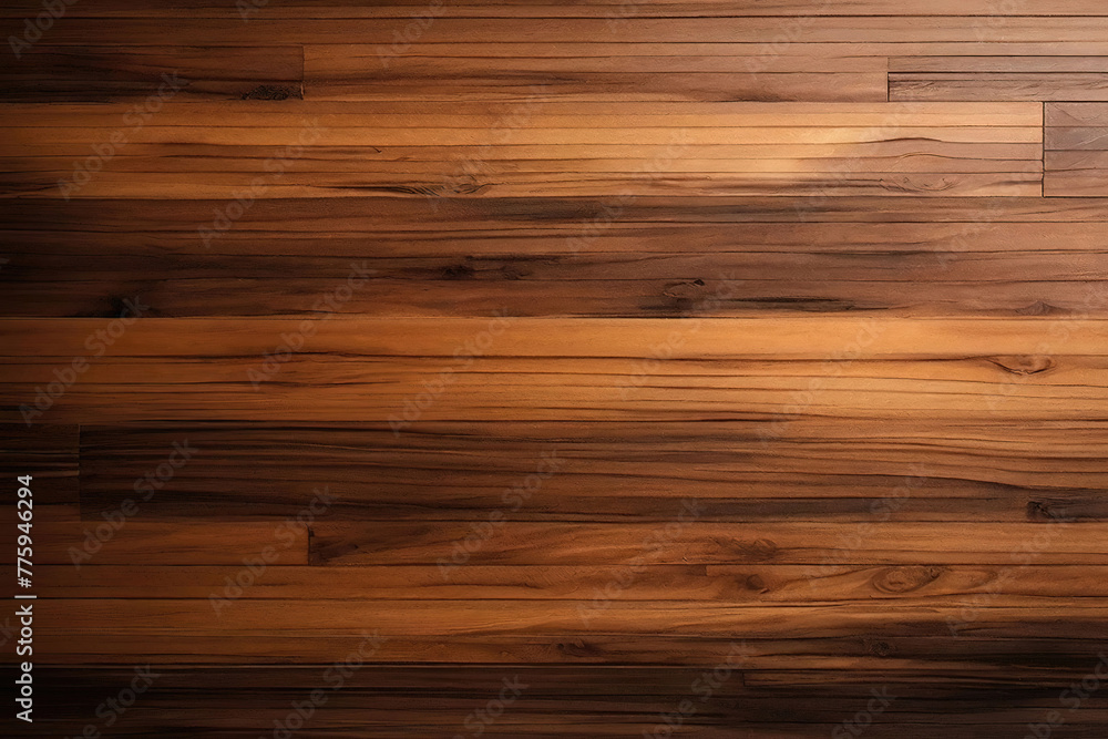 Obraz premium Brown wood wall wooden plank board texture background with grains and structures