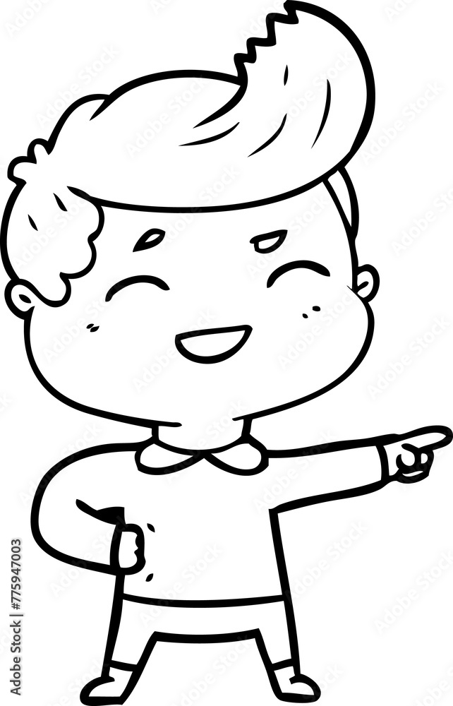 cartoon man laughing and pointing cartoon man laughing and pointing